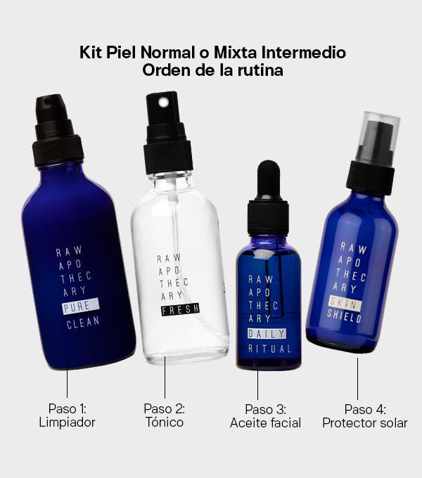 Kit Piel Normal o Mixta - Raw Apothecary MX